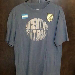 Argentina Futbol Blue Medium Men s T-Shirt